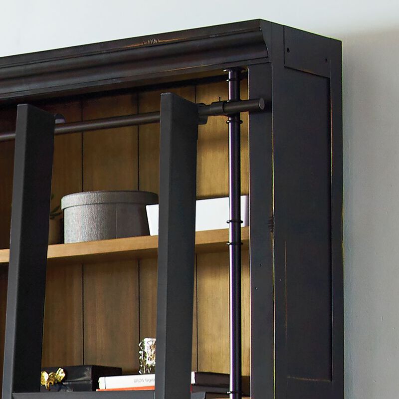 Three Bookcase with Ladder