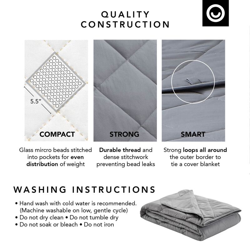Cozy Tyme Lehana Weighted Blanket 12 Pound 48"x72"