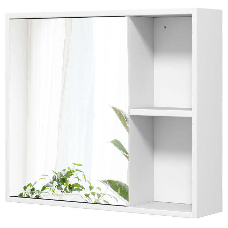 Bathroom Medicine Cabinet with Single Mirror Door