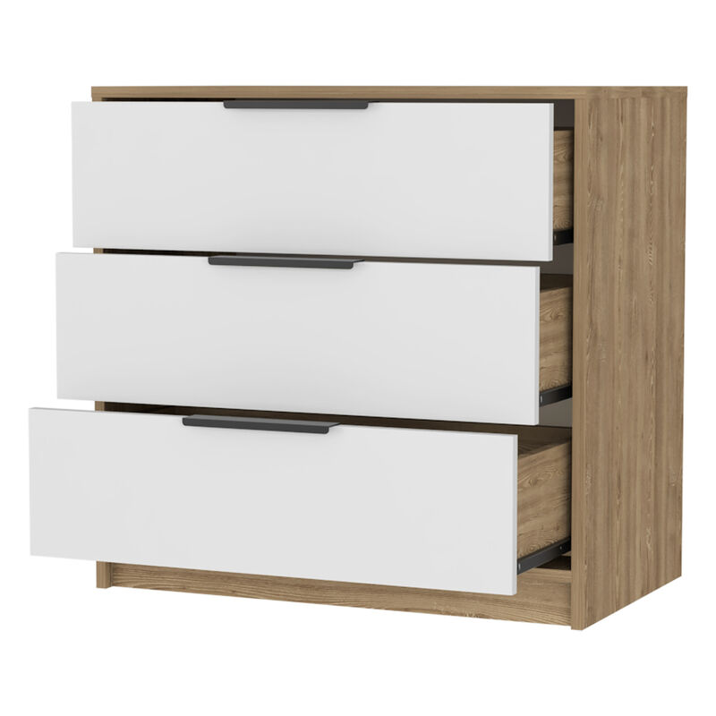 Kaia 3 Drawers Dresser, Superior Top - White Pine