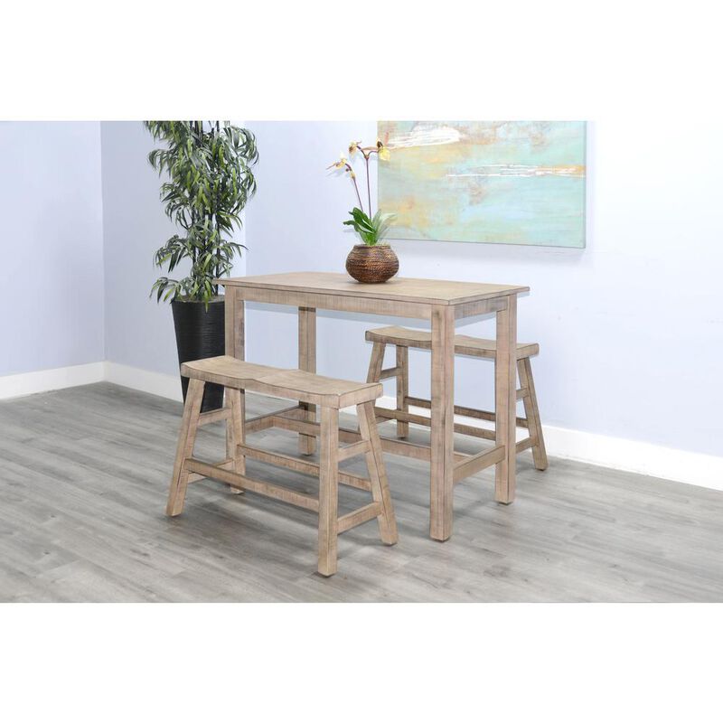 Sunny Designs Marina Wood Counter Height Dining Table