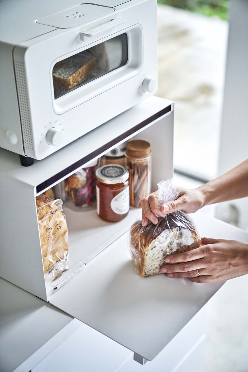 Bread Box - Steel, White