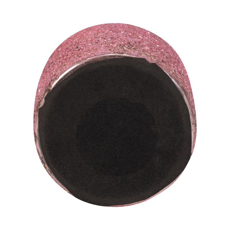 5" Pink Glass Candle, 26 oz