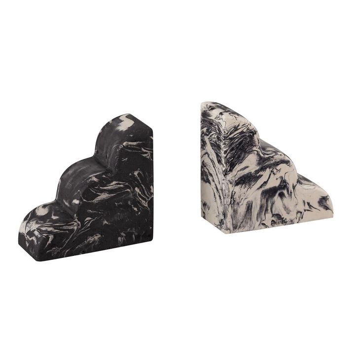 Belen Kox Marble Finish Bookends Set, Belen Kox