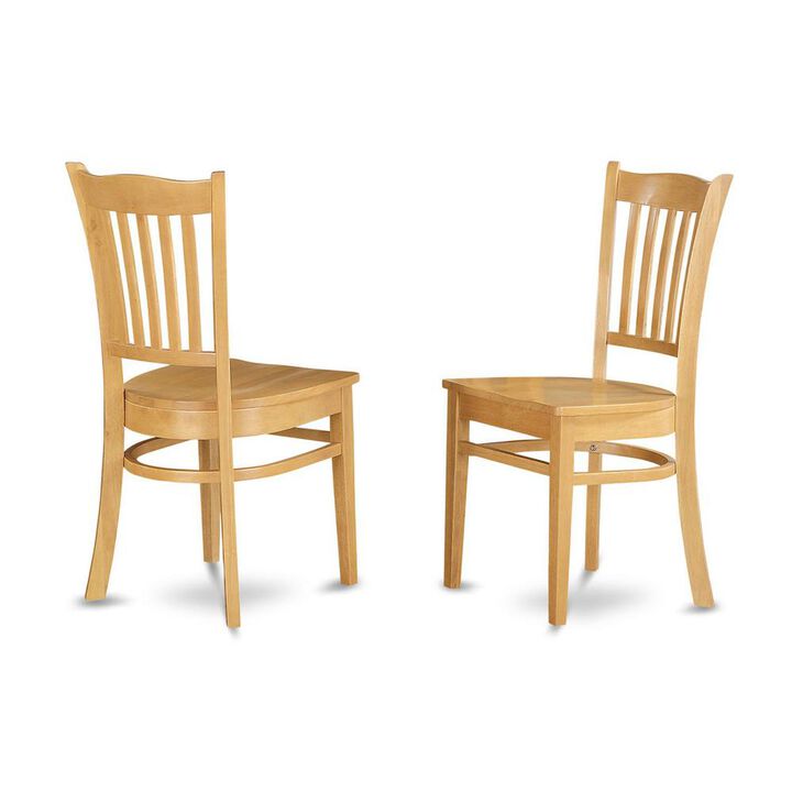 East West Furniture 5  Pc  Dining  room  set  for  4-  Table  with  Leaf  and  4  Dining  Chairs.