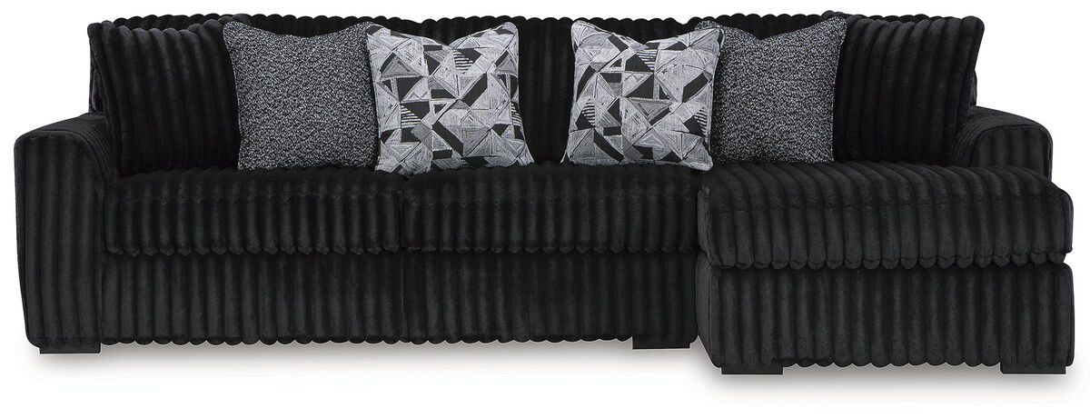 Midnight-Madness 2PC Sectional Sofa W/Chaise