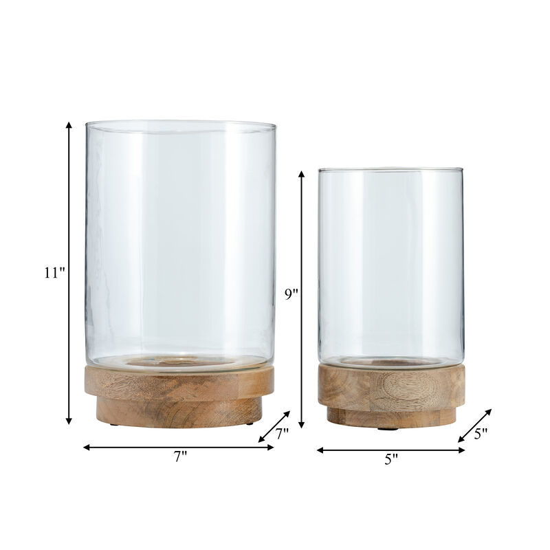 Hurricane Candle Holder Set