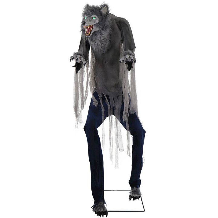Haunted Hill Farm 84 Animated Towering Werewolf