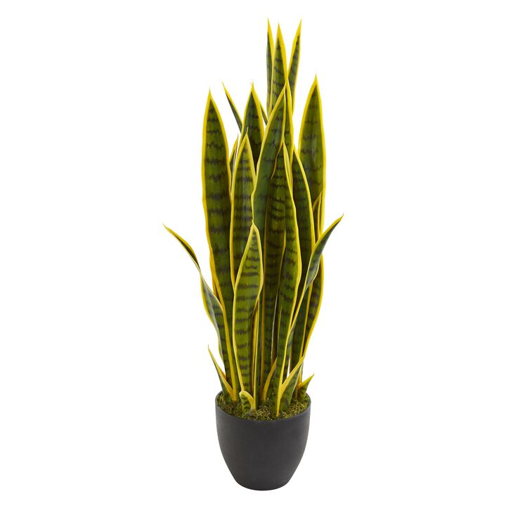 Hivvago 33" Sansevieria Artificial Plant