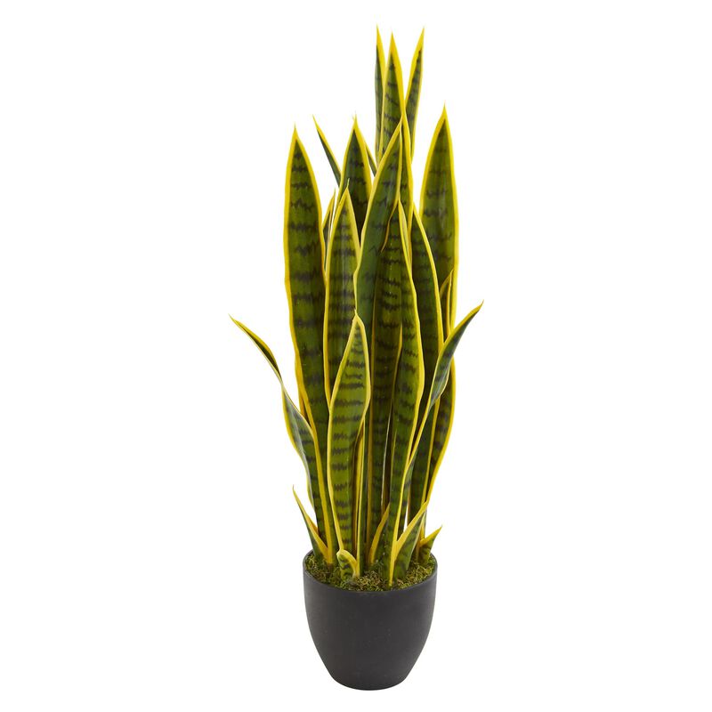 Hivvago 33" Sansevieria Artificial Plant