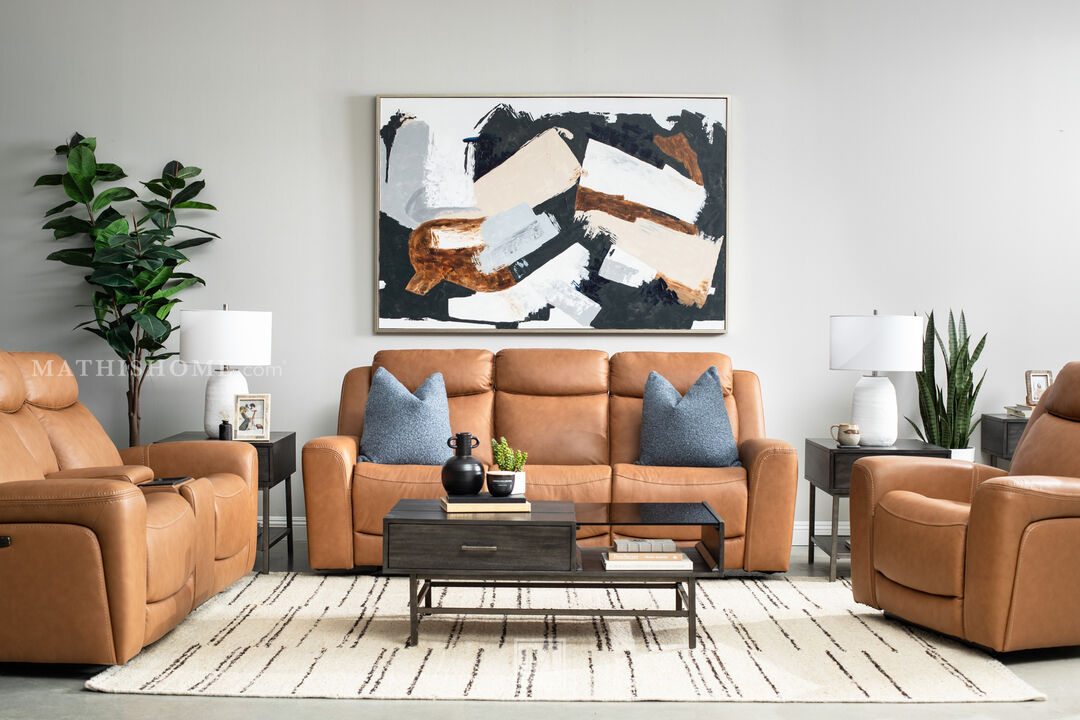 Brown zero-gravity couch