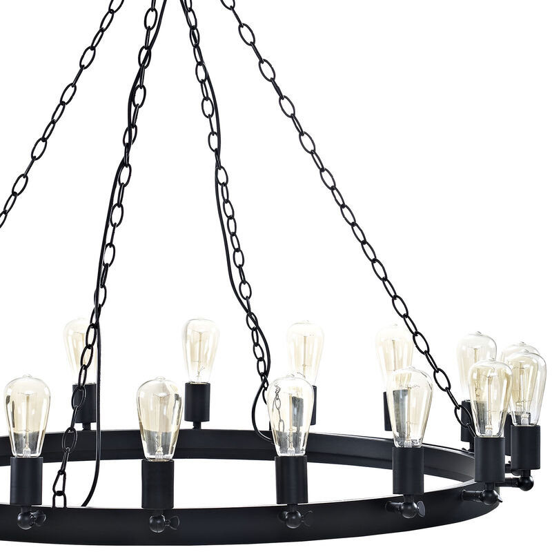 Brown Teleport 43" Chandelier
