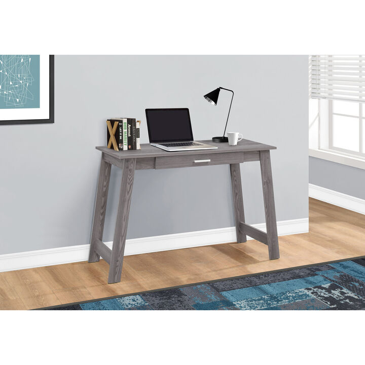 Monarch Specialties I 7192 Computer Desk, Home Office, Laptop, Storage Drawers, Work, Laminate, Grey, Contemporary, Modern