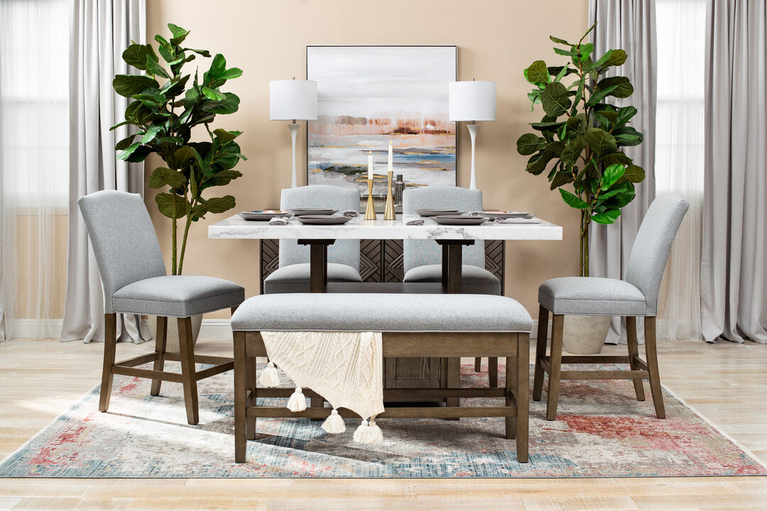 Grayson Storage Counter Bench