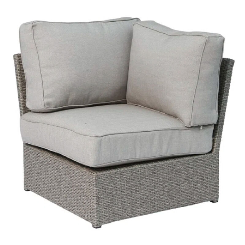Living Source International Rattan Wicker Fully Assembled 4 - Person Seating Group with Cushions