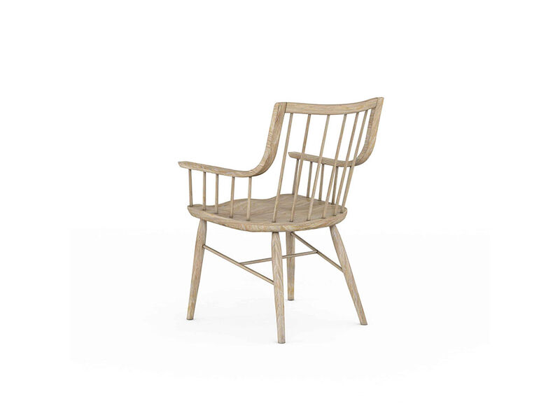Frame Windsor Arm Chair Chestnut (Set of 2)