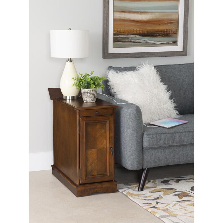 Powell Butler Hazelnut Accent Table