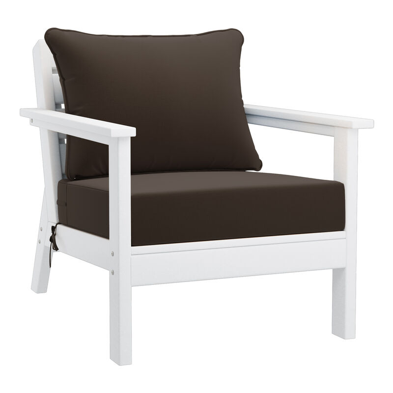 WestinTrends Outdoor 6-Piece Modular Sectional Patio Furniture Sofa Set