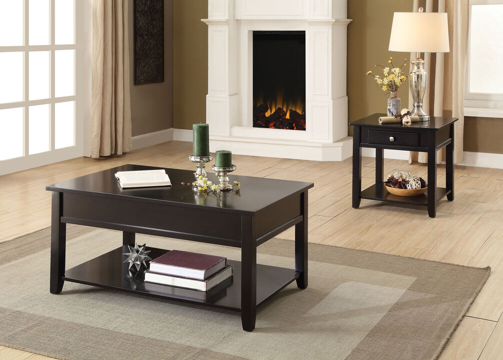 ACME Malachi End Table, Black