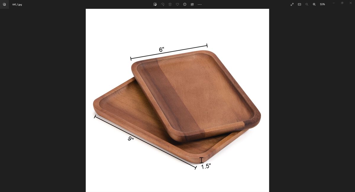 Rectangular Plates - Medium - S/2