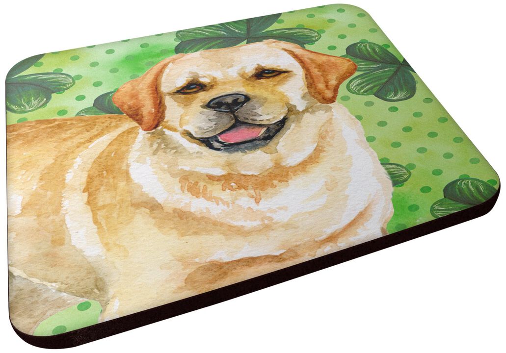 Caroline's Treasures Golden Retriever St Patrick's Decorative coasters, Multicolor
