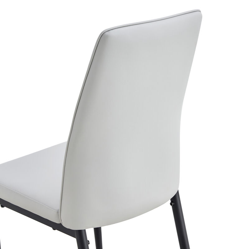 Merax Dining Table Chairs 5-piece Set