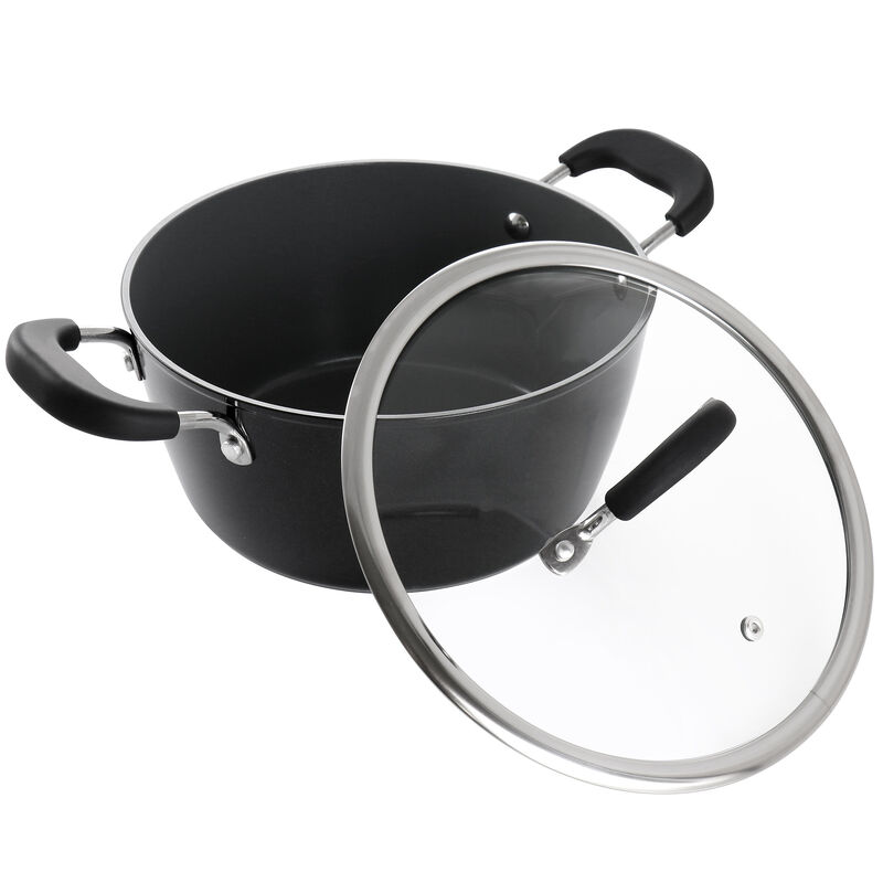 Kenmore Arlington 4.5 Quart Dutch Oven with Lid in Black