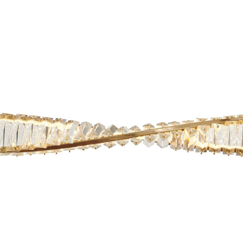 Towson Chandelier Gold Crystal Integrated LED CC Technology