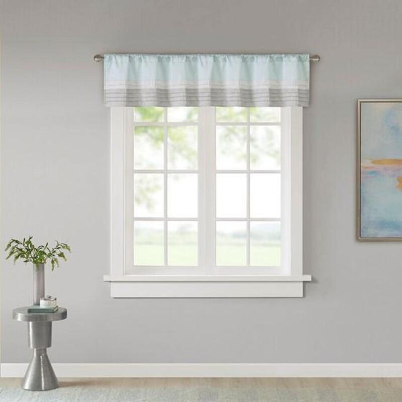 Belen Kox Polyoni Pintuck Valance with Lining, Belen Kox
