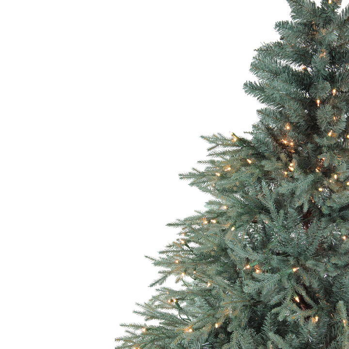 6.5' Pre-Lit Full Fairbanks Alpine Artificial Christmas Tree - Clear Lights