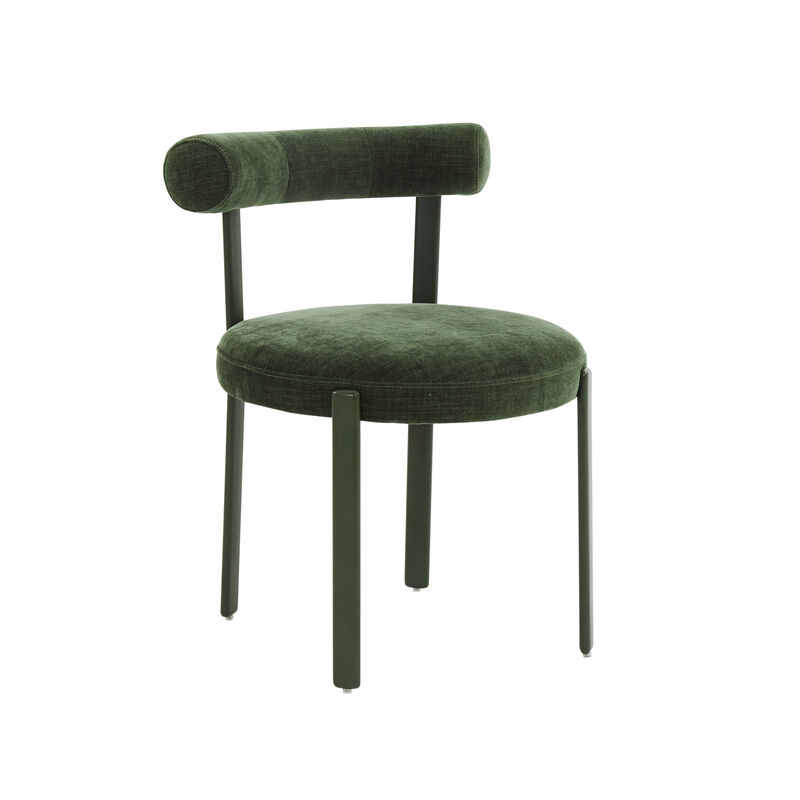 Margaret Chocolate Brown Boucle Dining Chair