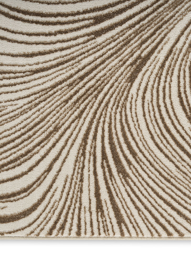 Central Park West CEP02 Beige/Brown 9' x 12' Rug