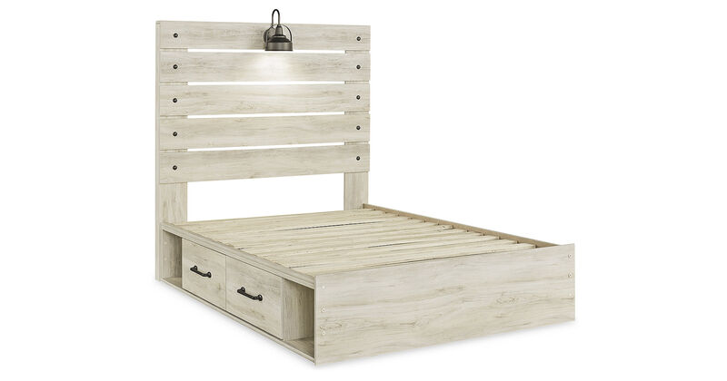 Cambeck Full Panel Bed with 2 Storage Drawers