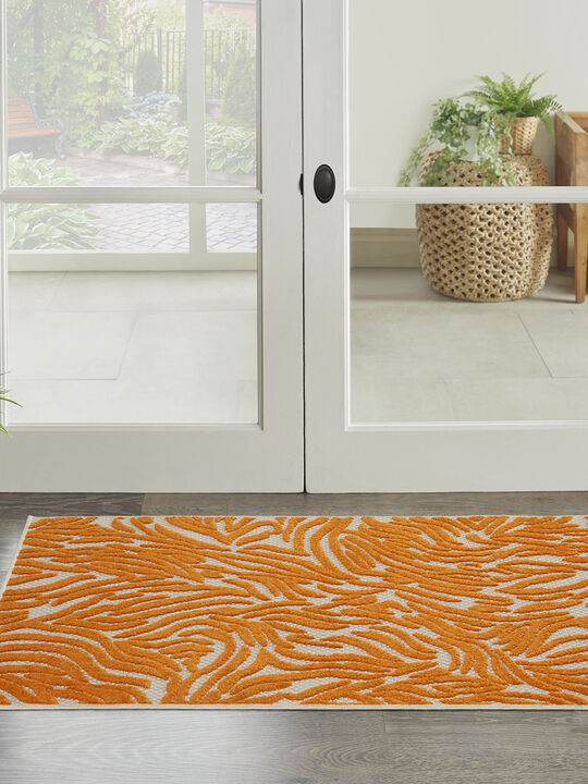 Aloha ALH04 Orange 2'8" x 4' Rug