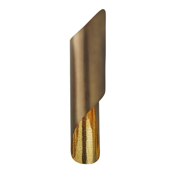 Curl Wall Sconce- Brass