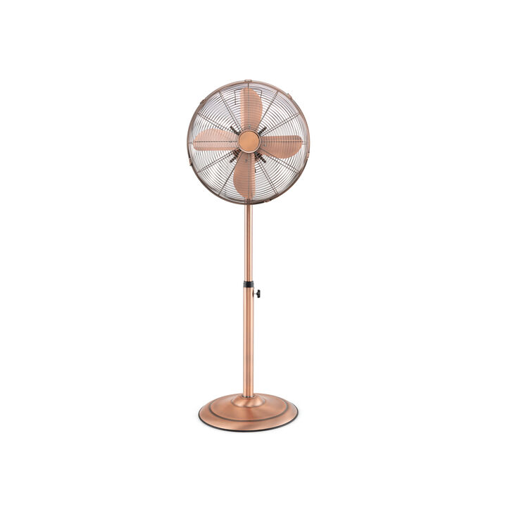 Pedestal Standing Fan Oscillating Pedestal Fan with 3 Speeds and Adjustable Height