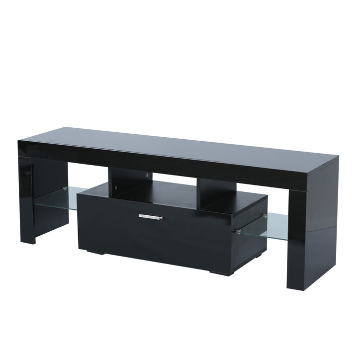 Hivvago Modern TV Console Storage Media TV Organizing Cabinet Worktop