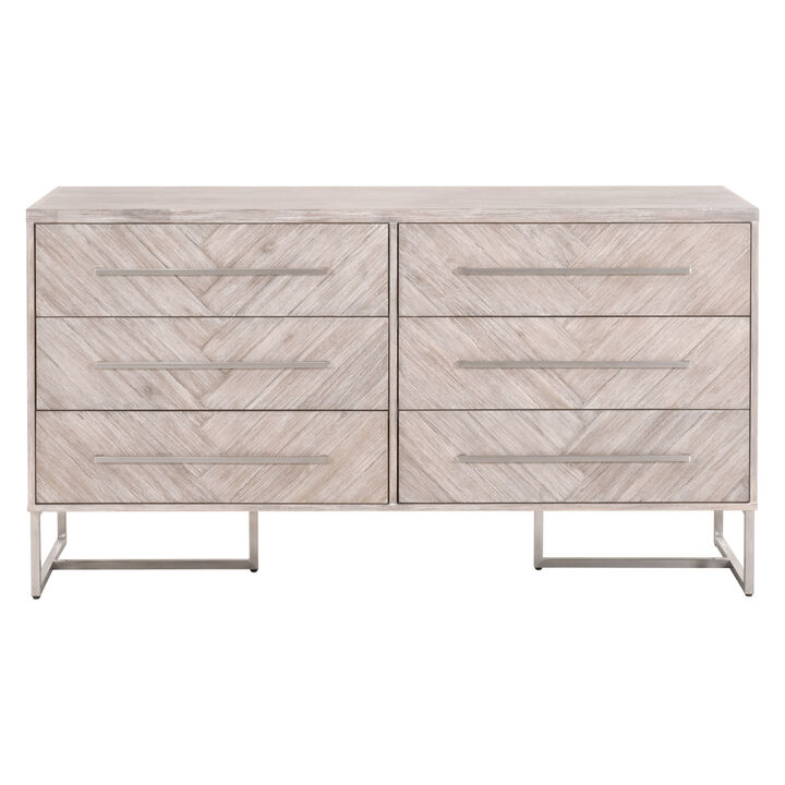 Mosaic 6-Drawer Double Dresser