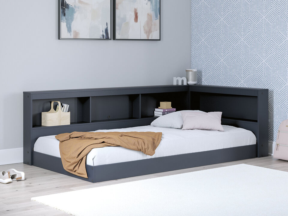 Twin Bookcase Storage Bed
