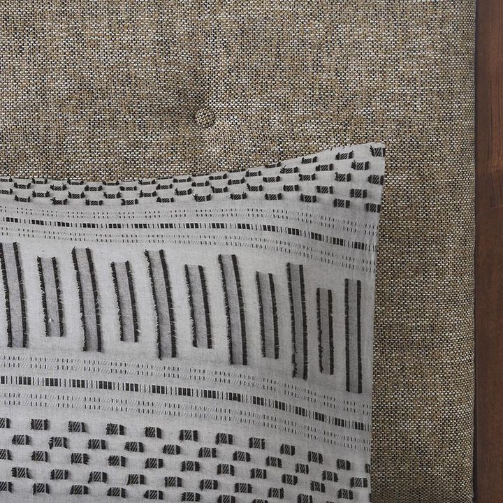 Belen Kox Grey Eyelash Woven Comforter Mini Set, Belen Kox