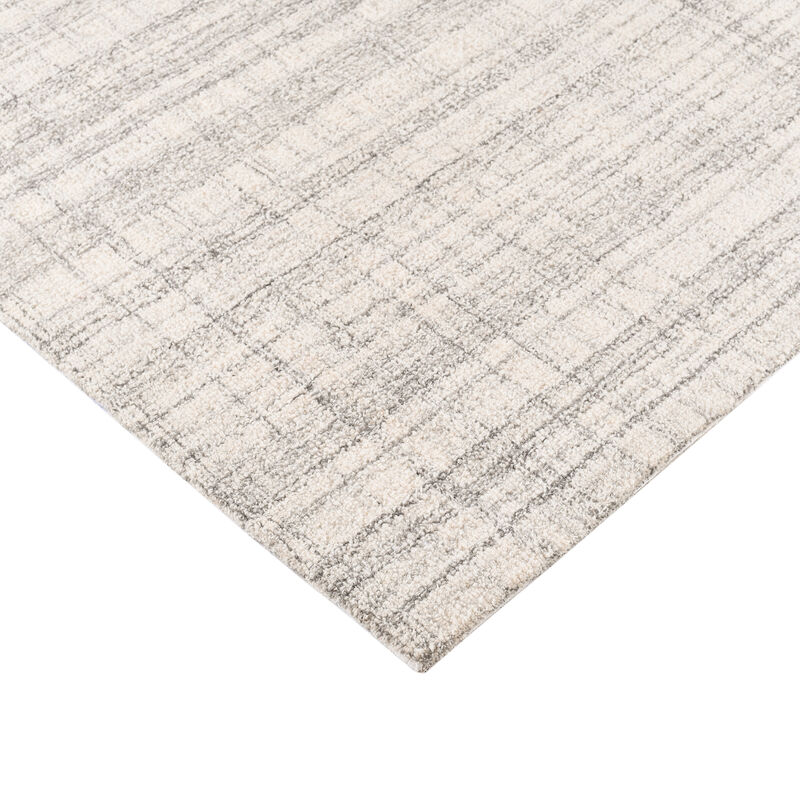 Laurel Farmhouse Plaid Hand-Tufted Blue Spruce Area Rug, 7'6" X 9'6"