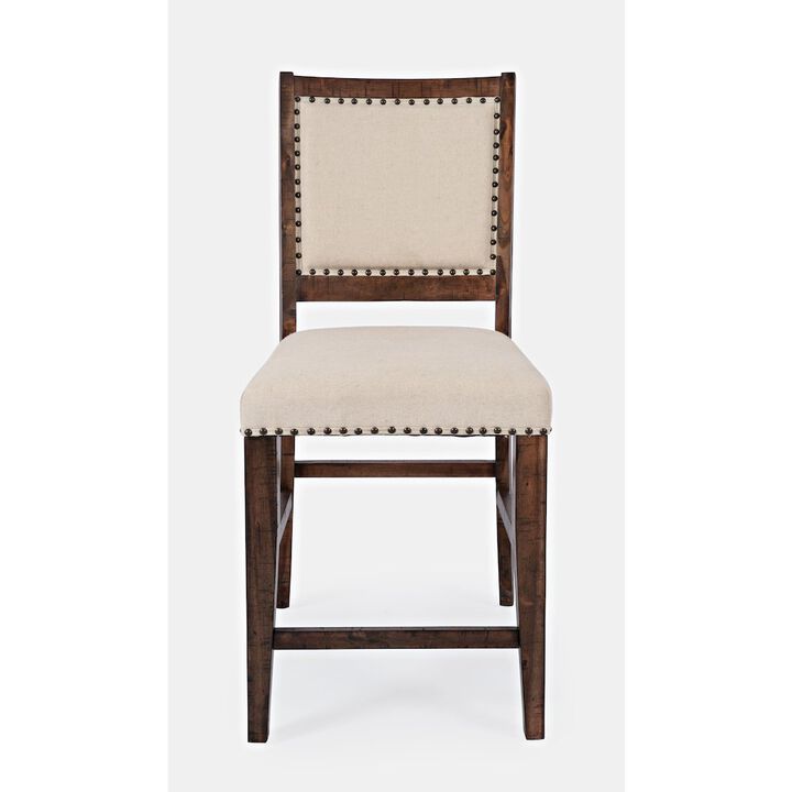 Jofran Fairview Transitional Upholstered Counter Stool (Set of 2)