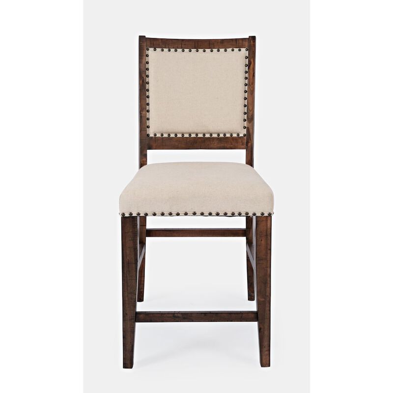 Jofran Fairview Transitional Upholstered Counter Stool (Set of 2)