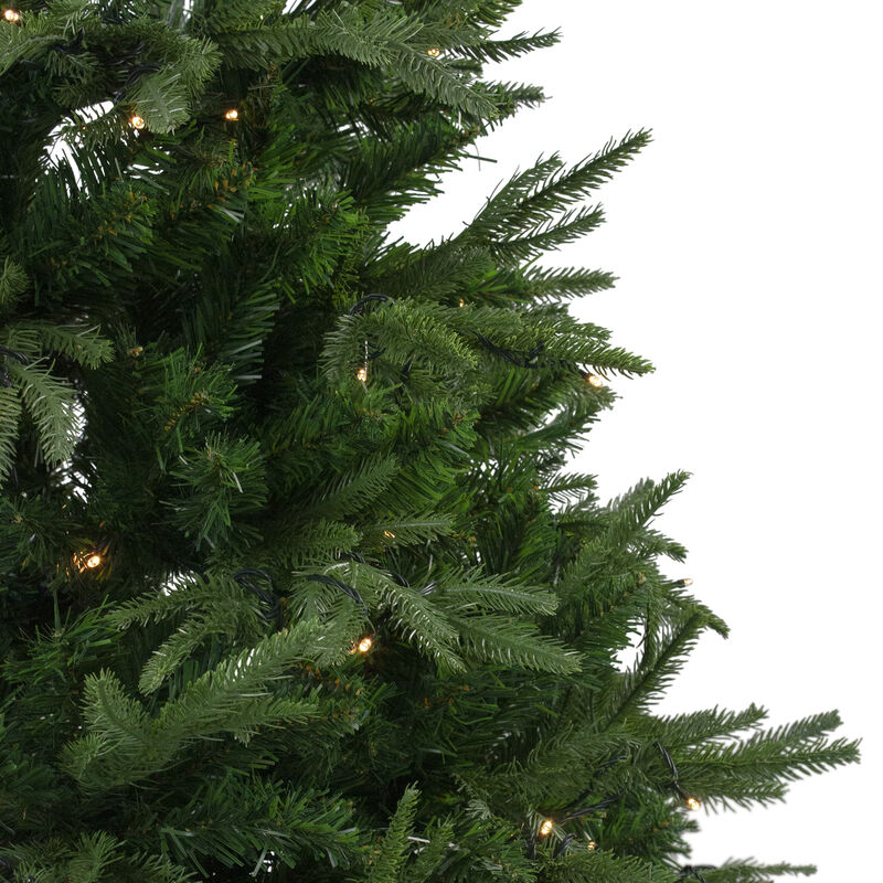 6.5' Pre-Lit Full Silverthorne Fir Artificial Christmas Tree - Warm White LED Lights