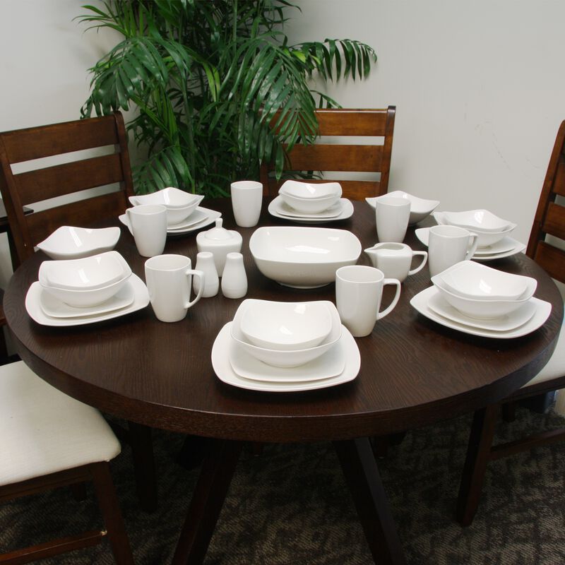 Gibson Zen Buffetware 39-Piece Dinnerware Set