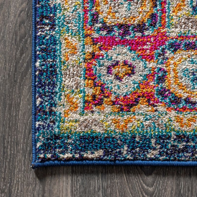 Bpl Bohemian Flair Boho Vintage Medallion Area Rug