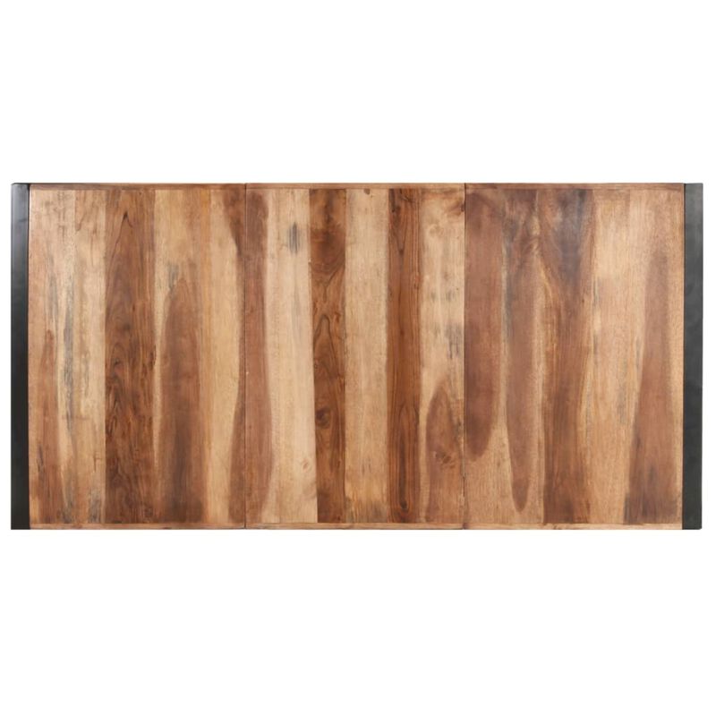 vidaXL Coffee Table 70.9"x35.4"x15.7" Solid Wood with Sheesham Finish