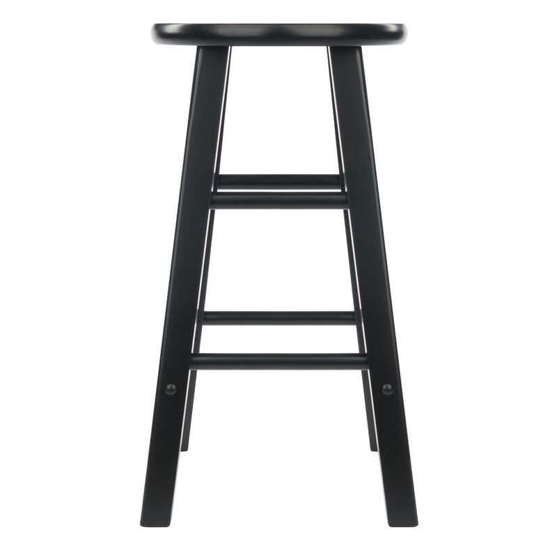 Winsome Element Counter Stools, 2-Pc Set, Black