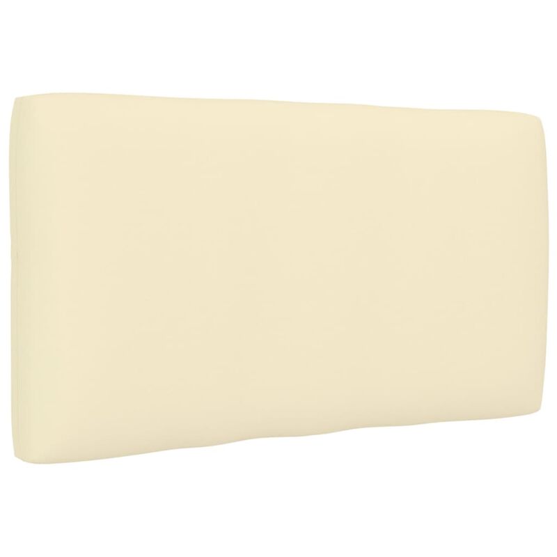 vidaXL Pallet Sofa Cushion Cream 27.6"x15.7"x4.7"