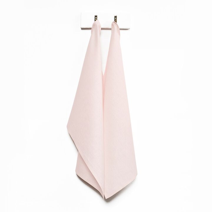Solino Home 100% Pure Linen Kitchen Towels Set of 2 - 17 x 26 Inch | Fete